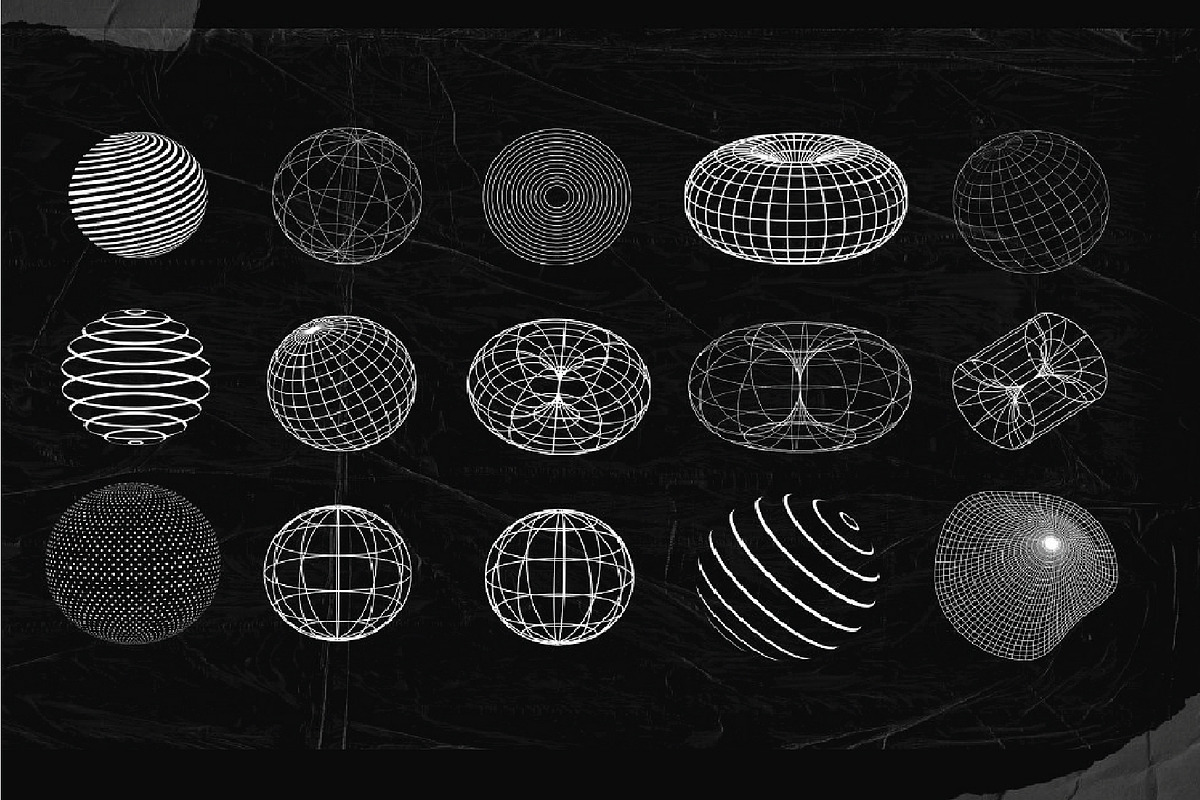 125+ Abstract Geometric Shapes, a Shape Add-On by Chipshpow Graphics (Photo 8 of 11)