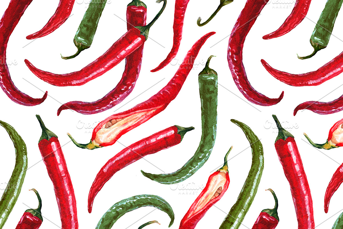 Vegetables illustrations kit, a Food Illustration by Sundra (Photo 6 of 11)