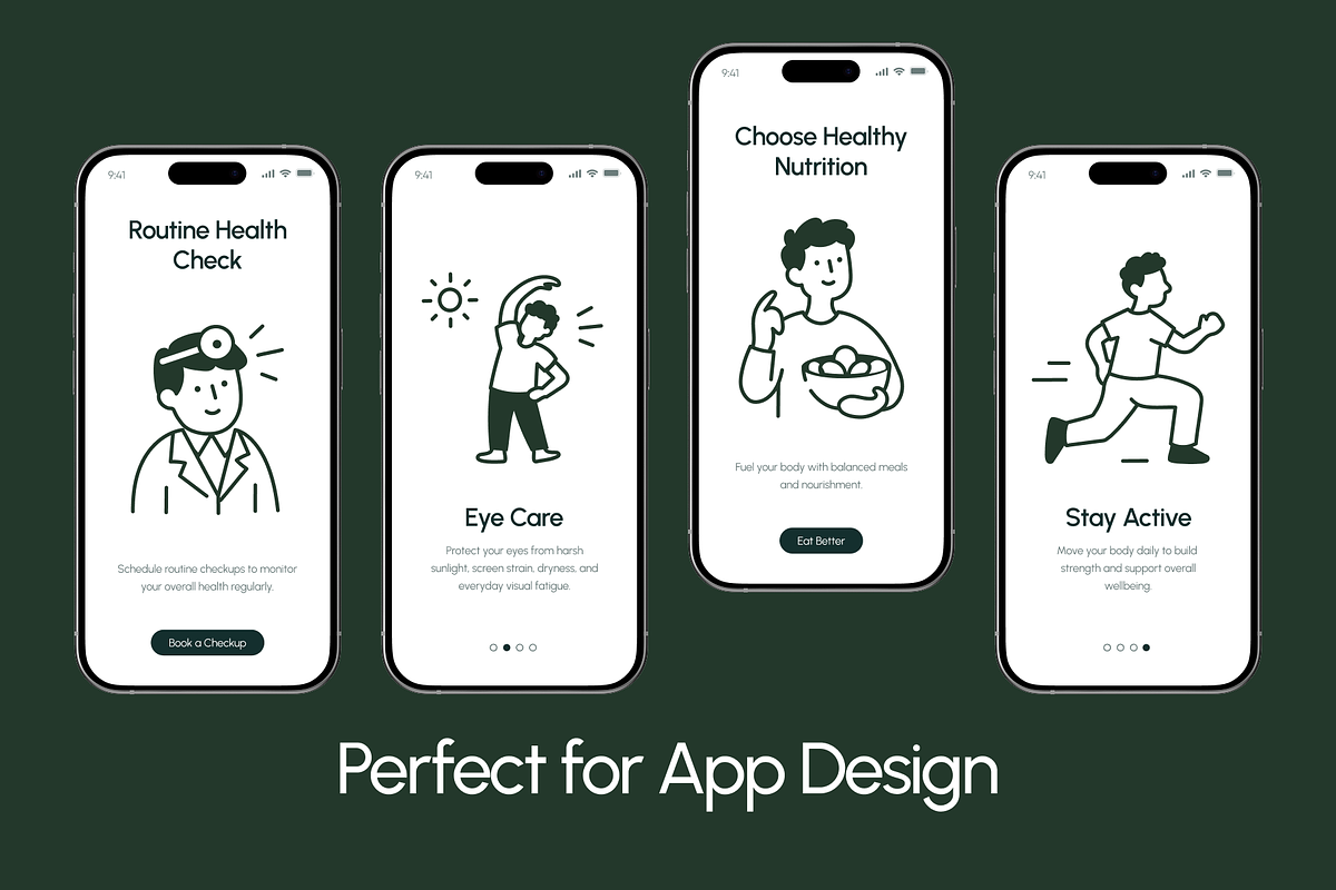 160 Health Doodle Icons Bundle, an Outline Icon by Vectors Market (Photo 4 of 11)