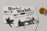 Warkat | Serif Type Family, a Serif Font by Wahyu & Sani Co. (Thumbnail 11 of 15)