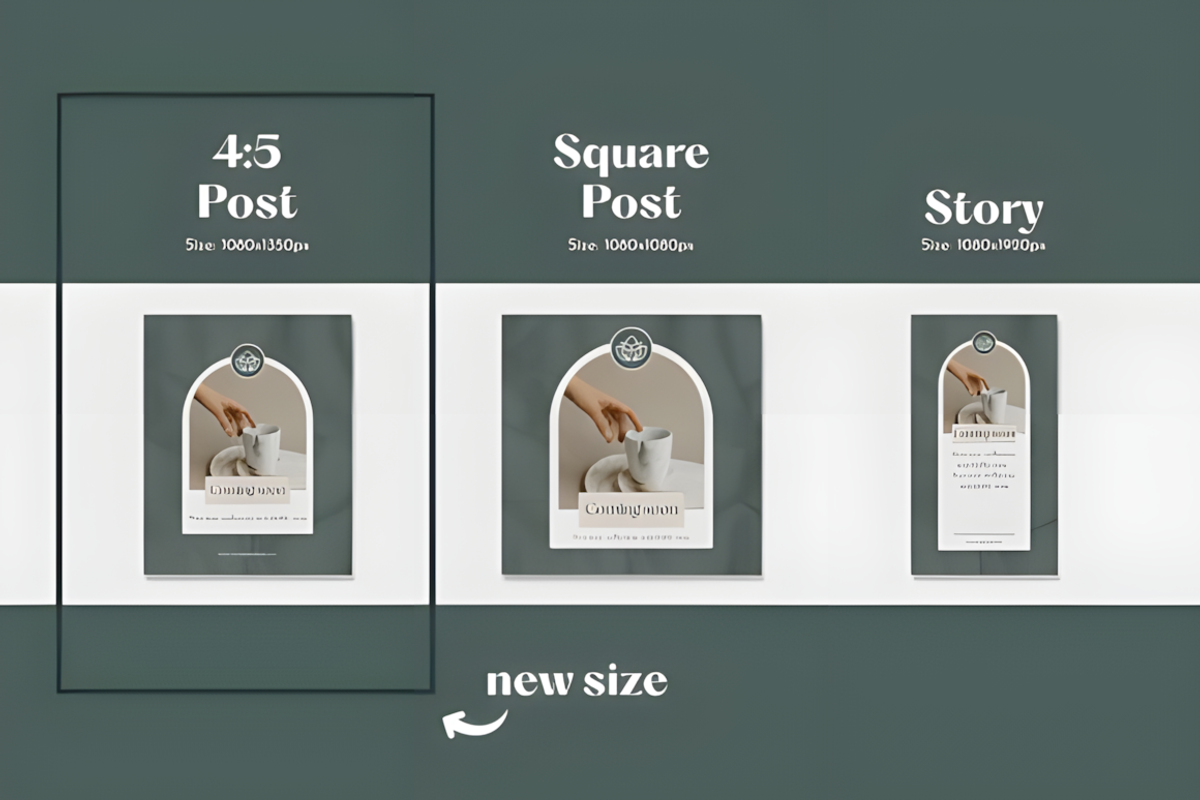 New Instagram Post Size Templates, a Social Media Template by Ink Gallery (Photo 4 of 6)