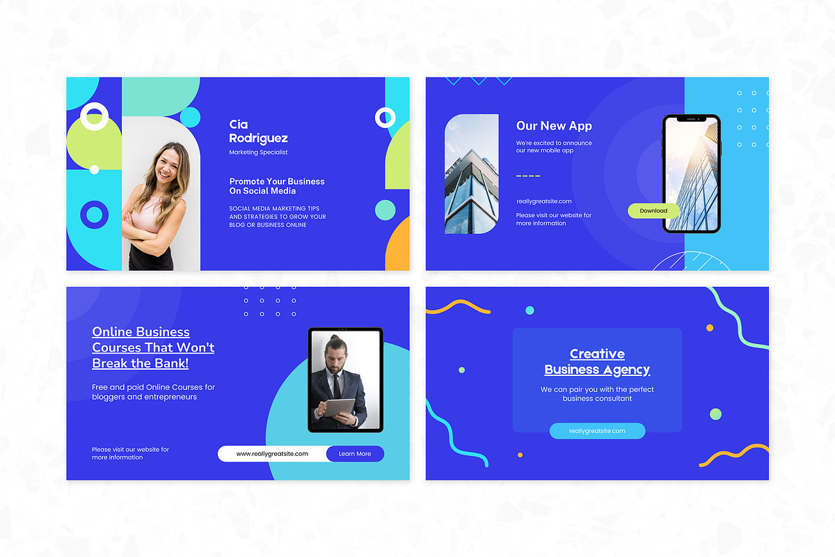 Business Facebook Cover Pack - Canva, a Social Media Template by Crevo Studio (Photo 5 of 8)
