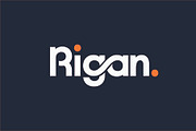 Rigan, a Sans Serif Font by ismanayuda (Thumbnail 1 of 7)