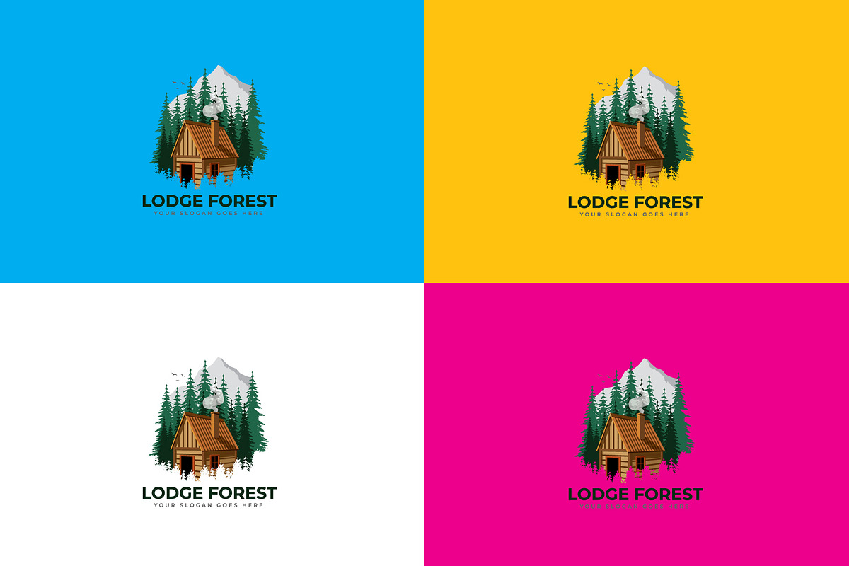 Lodge Forest Logo Template, a Branding & Logo Template by Maximum Designstudio (Photo 2 of 2)