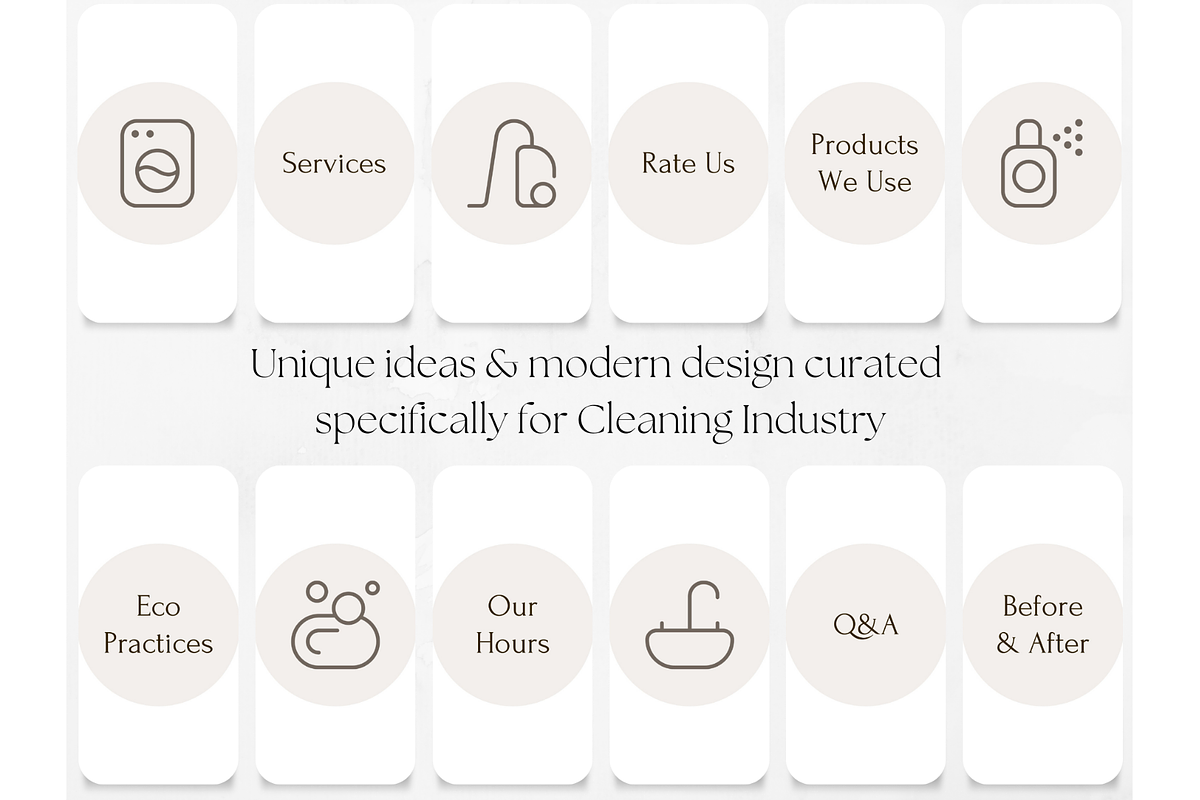 100 Cleaning Story Highlight Covers, a Social Media Template by PatternLab. (Photo 4 of 9)