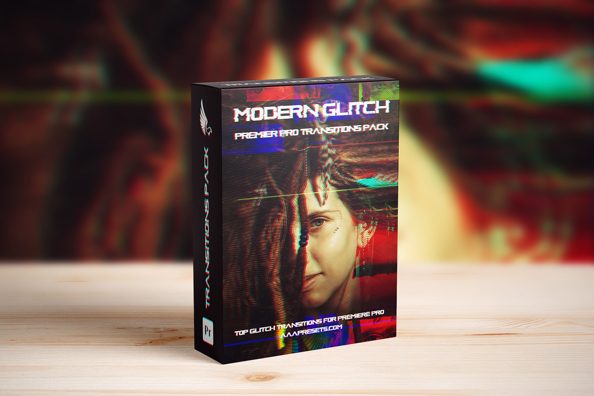 Glitch Transitions for Premiere Pro, a Plug-in Add-On by AAA Presets (Photo 2 of 4)