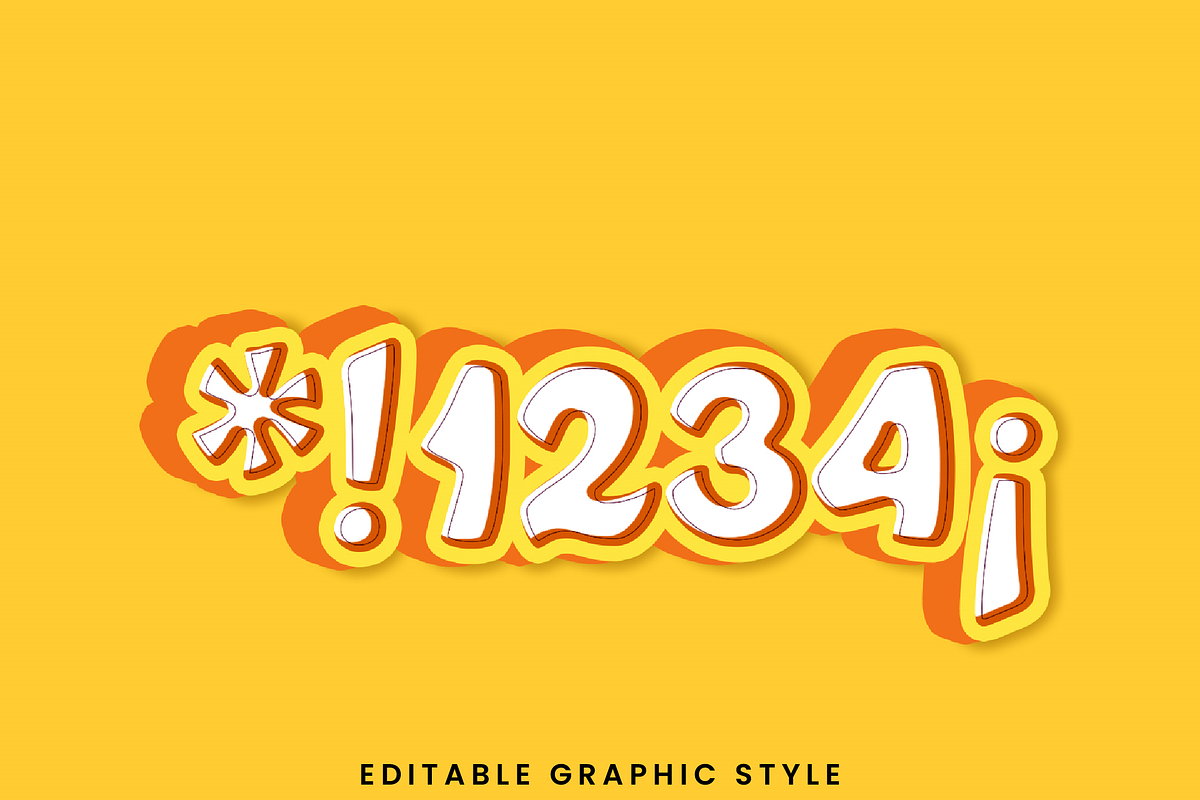Chunky 3D Shadow Text Effect preview 2