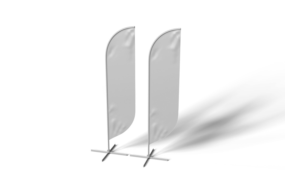 Flag Mockup, an Advertising Mockup by mockupbuys (Photo 17 of 26)