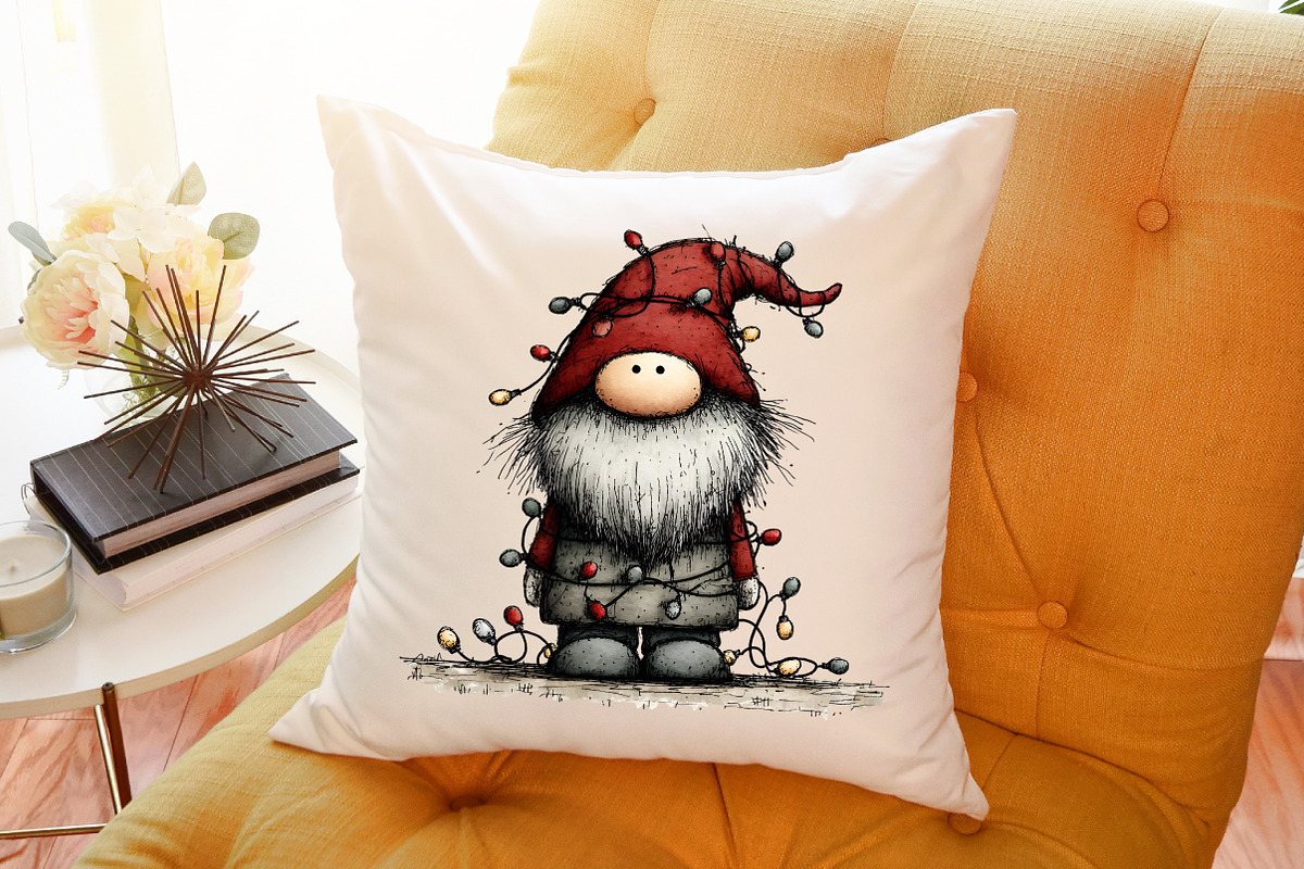Whimsical Christmas Gnomes Clipart, an Illustration by Sublimation Artist (Photo 6 of 6)