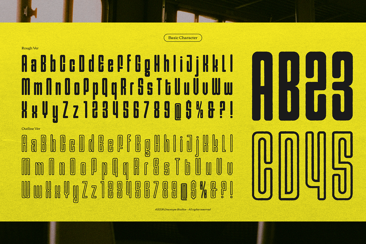 Gerebong | Condensed Sans Serif, a Font by gracetype_studio (Photo 10 of 12)