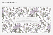 Vintage Botanical Patterns & Motifs, a Pattern Graphic by LEAFure (Thumbnail 3 of 10)