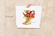 Flower Planter, Rain Boot, Umbrella, an Illustration by Mia Digital (Thumbnail 5 of 6)