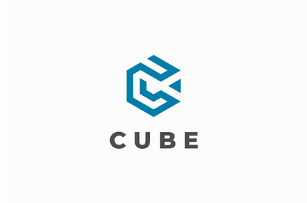 Cube Letter C logo design, a Branding & Logo Template by yopie