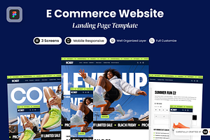Hokky - E-Commerce Website, a Landing Page Template by SLAB! Design