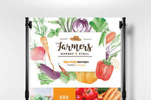 Farmers Market Poster Template