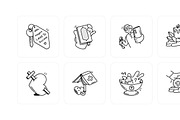 Prayer Doodle Icons Collection, an Outline Icon by Vectors Market (Thumbnail 10 of 10)