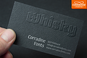 Whisky - A modern blackletter font, a Blackletter Font by Corradine Fonts (Thumbnail 5 of 5)