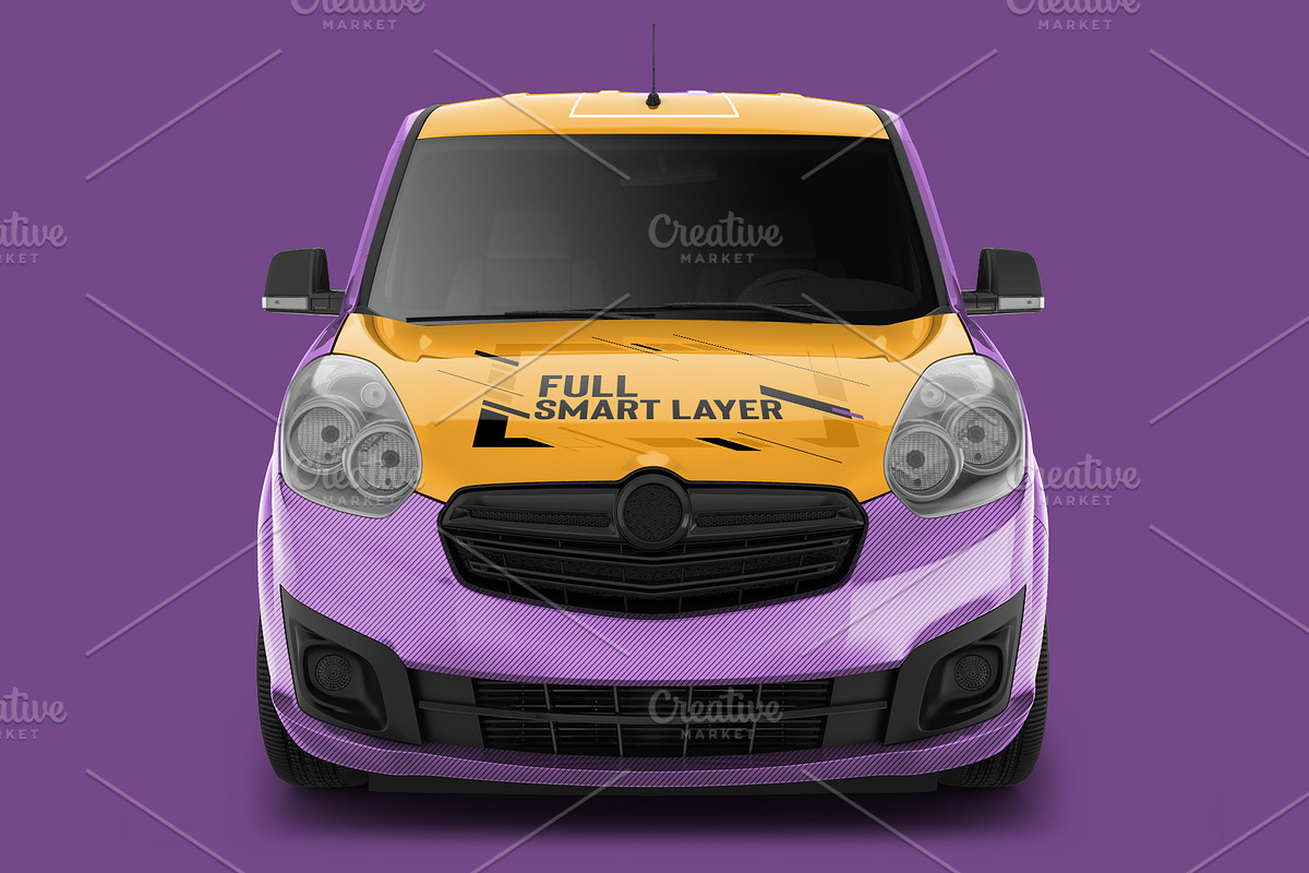 Photorealistic PSD Cargo Car Mock-up, an Advertising Mockup by Sinlatown (Photo 5 of 8)