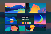 Dreamlike Mystical Midjourney Prompt, a Decorative Illustration by Artimind Studio (Thumbnail 5 of 8)