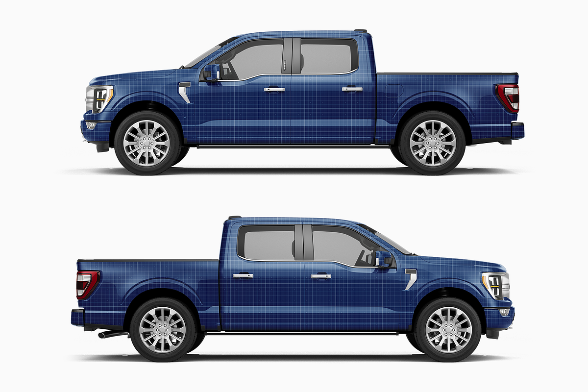 Pickup Truck Mockup 10, a Product Mockup by Mockupix (Photo 10 of 12)