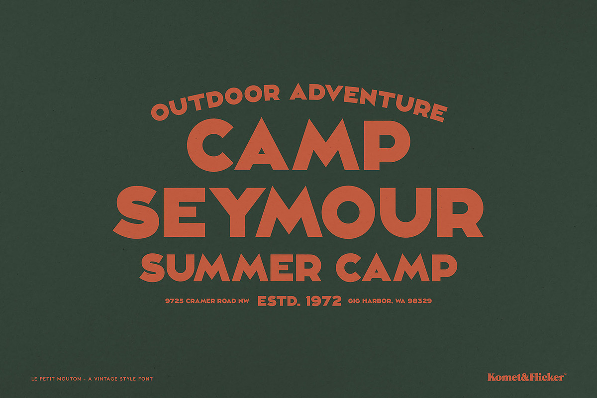 Le Petit Mouton, a Sans Serif Font by Komet & Flicker (Photo 8 of 13)
