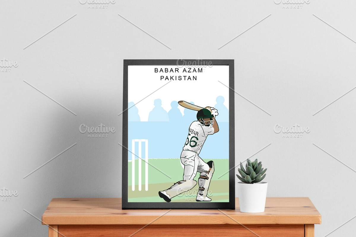 Babar Azam Illustration Poster PDF, a Wallpaper Photo by DigitalsDesigns (Photo 2 of 4)