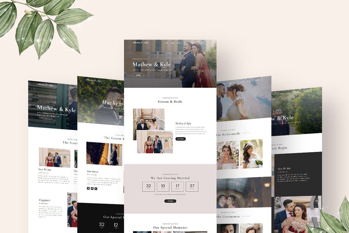 Wedding Wordpres Theme Elementor Kit, a WordPress Template by Vultype Co. (Photo 4 of 6)