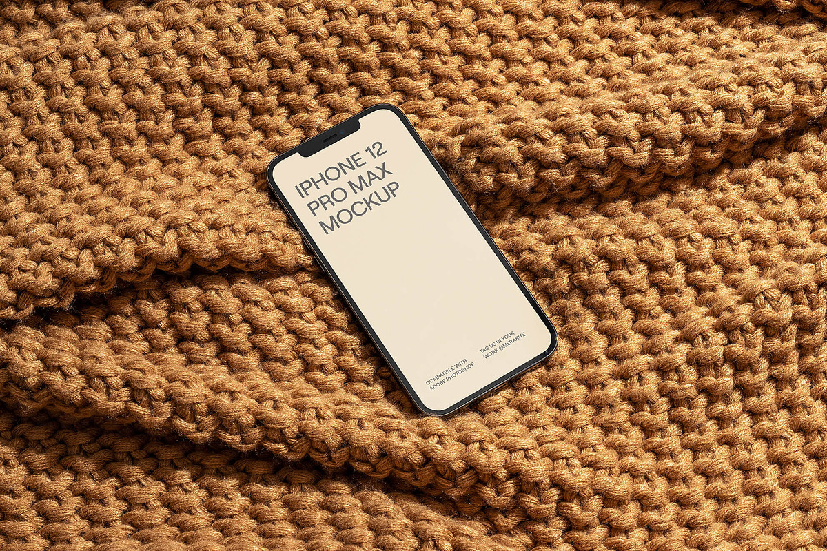 iPhone 12 Pro Max PSD Mockup, an iPhone Mockup by Area Mockups (Photo 2 of 3)