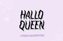 HalloQueen / Spooky Halloween font