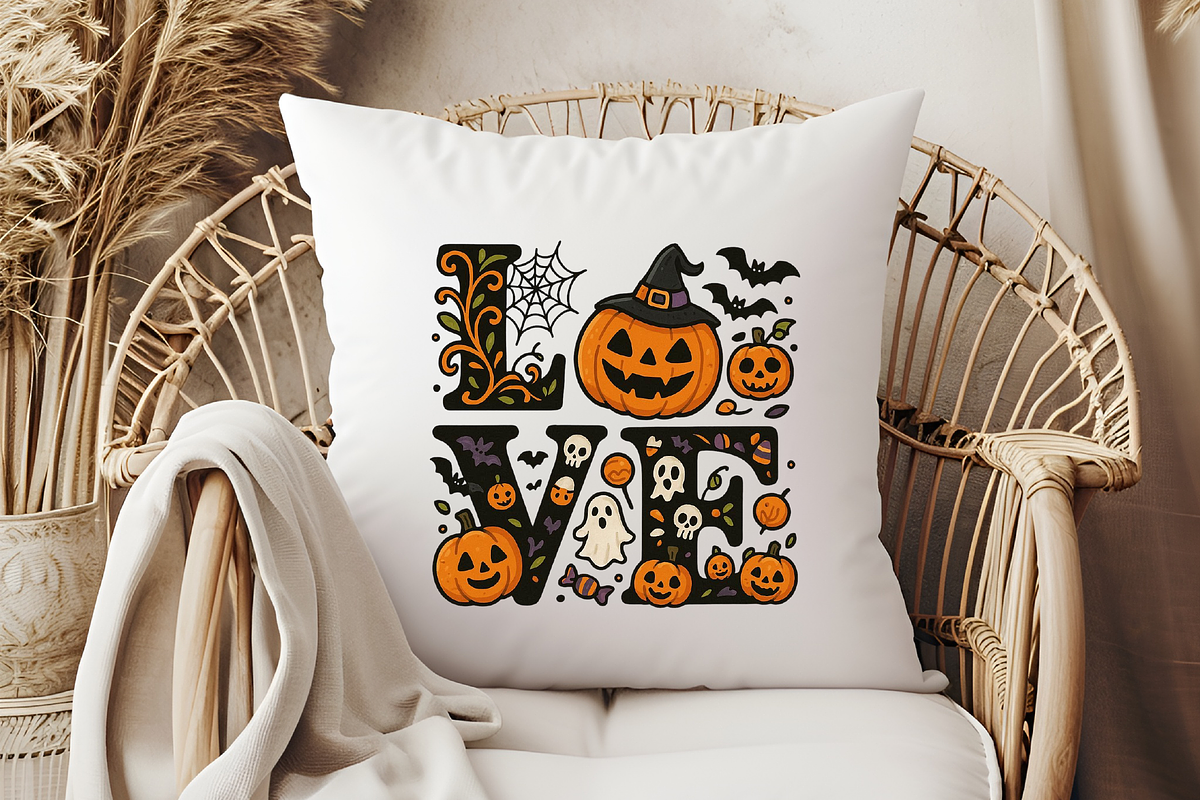 Love Halloween, Pumpkin With Witch H, a Graphic by Libby Wishes (Photo 4 of 4)