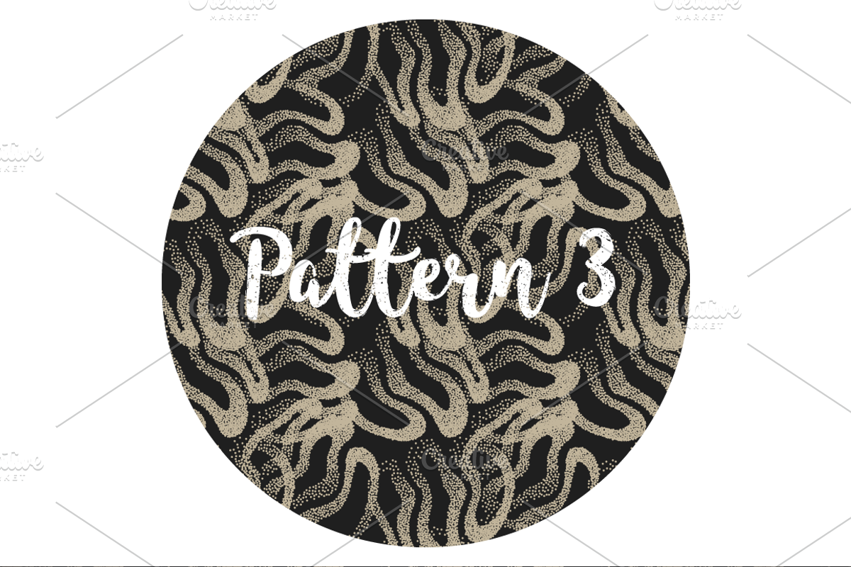 Vector Abstract Seamless Patterns, a Pattern Graphic by yamonstro (Photo 5 of 8)