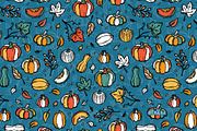 Pumpkins Seamless Patterns, a Pattern Graphic by AllNikArt (Thumbnail 5 of 6)