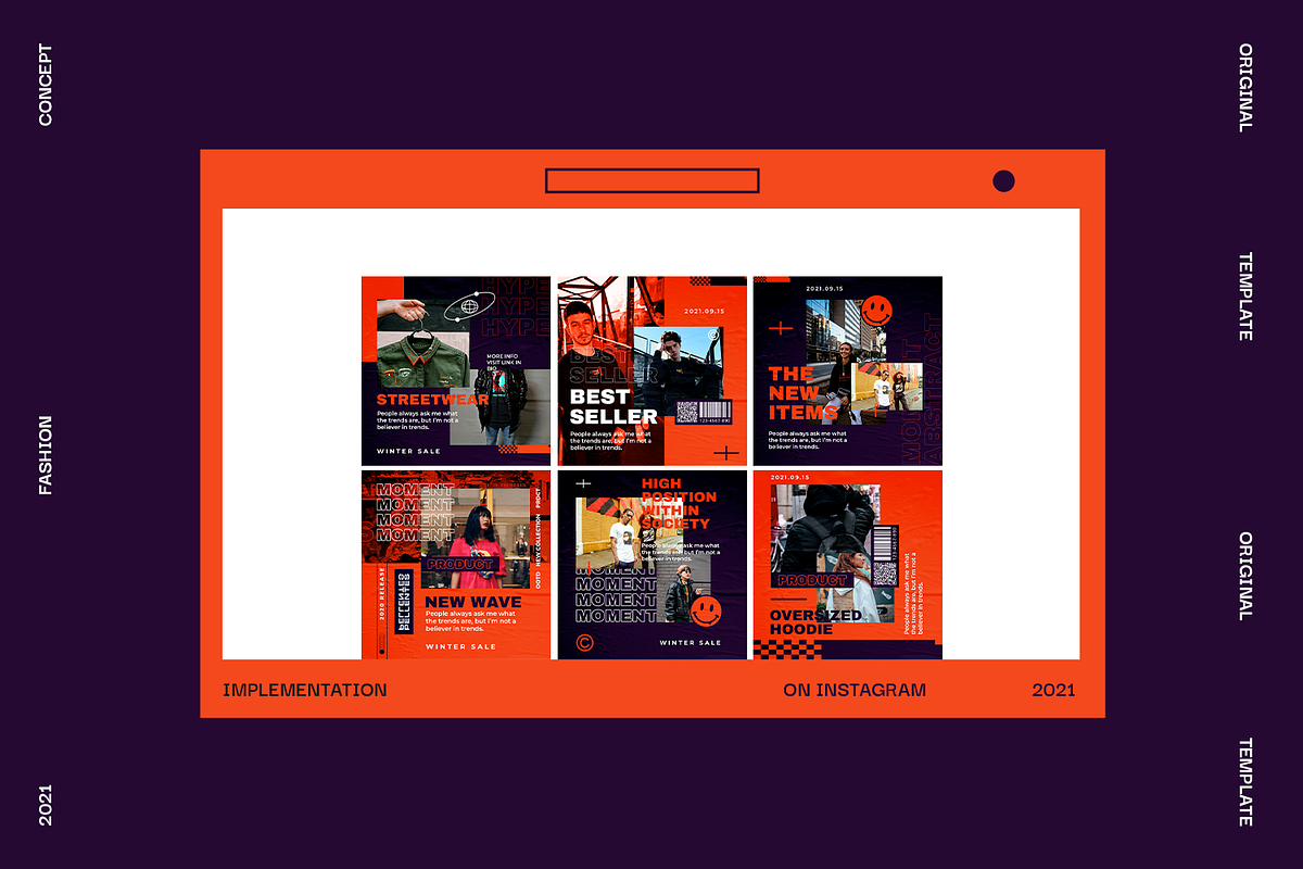 Fordra Urban Instagram Template, a Social Media Template by Creatchees.std (Photo 4 of 5)