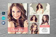 Modeling Comp Card Template-V247, a Flyer Template by Template Shop (Thumbnail 1 of 3)