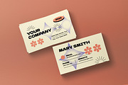 Gradient Geometric Business Card, a Business Card Template by graphicook (Thumbnail 3 of 3)