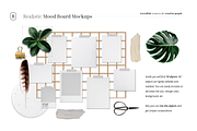 Realistic Mood Board Mockups, a Books & Magazine Mockup by William Hansen (Thumbnail 2 of 9)