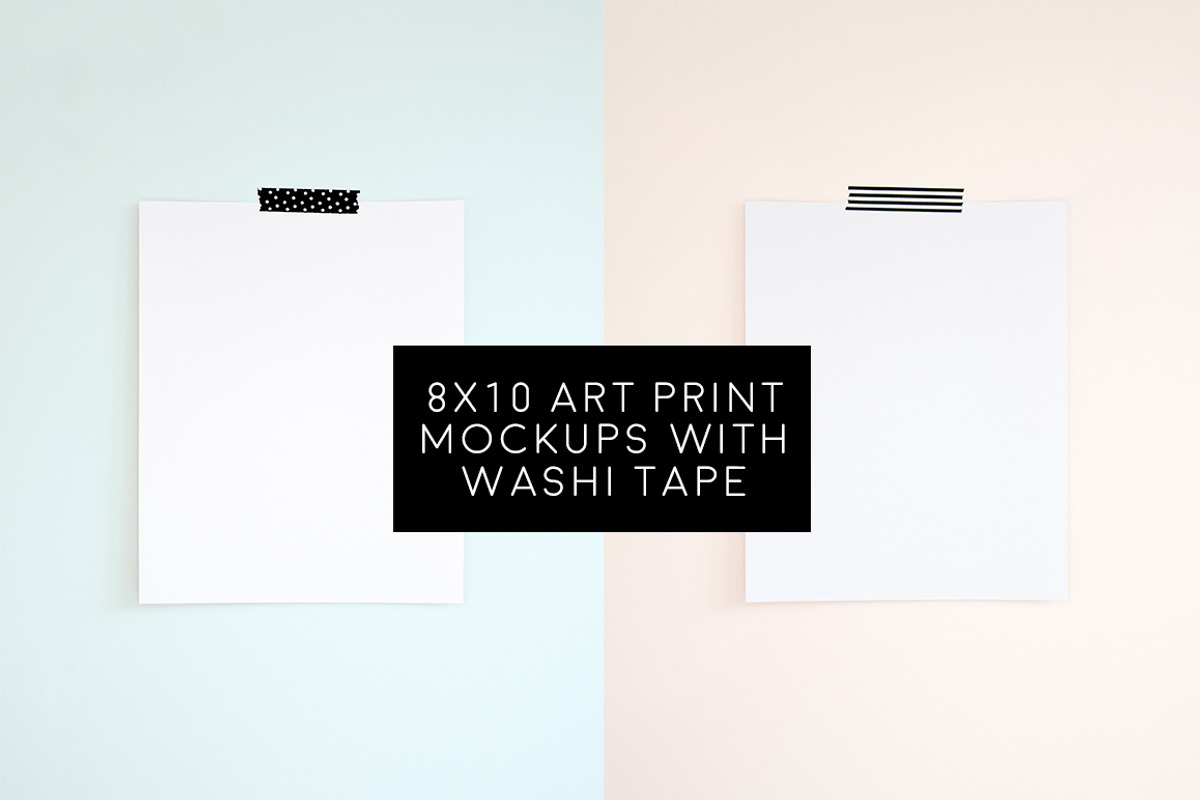 5 Blank 8x10 Art Prints Bundle, a Print Template by Nicole Cicak (Photo 1 of 3)