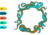 Vector sketch octopus tentacles, an Animal Illustration by julia_musdotter (Thumbnail 5 of 19)