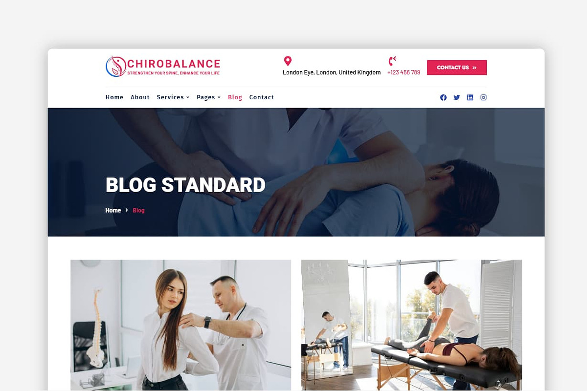 Chirobalance WordPress Theme preview 6