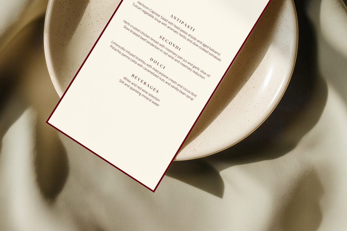 Neutral Menu Card Mockup 4x9.25, a Product Mockup by Serenefeeling (Photo 4 of 6)