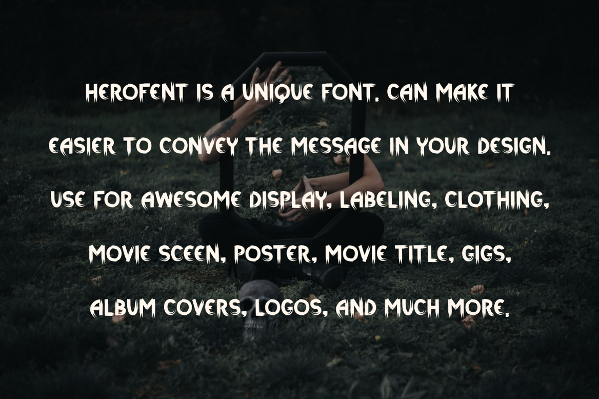HEROFENT, a Blackletter Font by Viswal Studio (Photo 2 of 5)