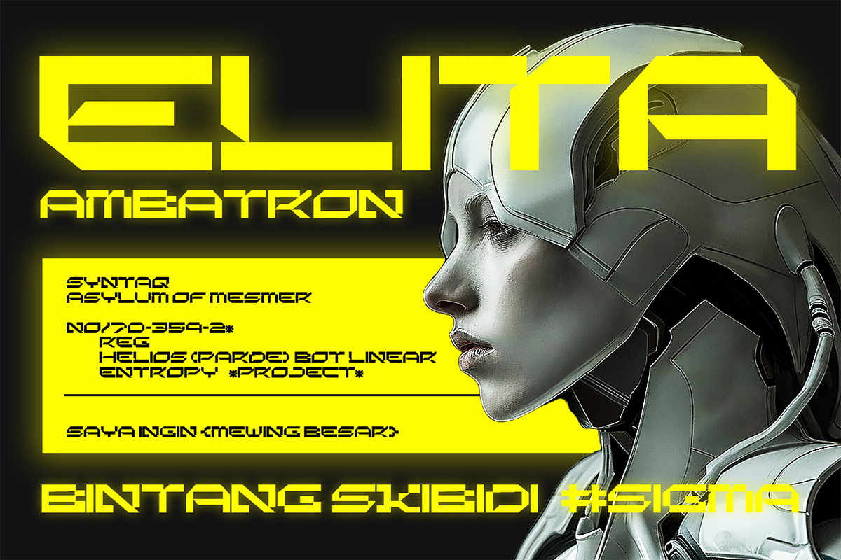Xeonic - Futuristic Display Font, a Sans Serif Font by Pekotype (Photo 7 of 12)