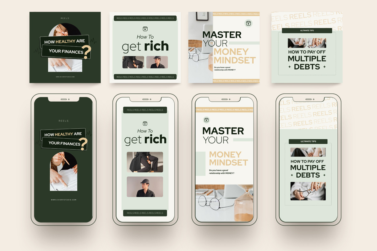 Financial Instagram Creator CANVA PS, a Social Media Template by Eviory (Photo 32 of 34)