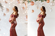 Hanging Christmas Ornaments Backdrop, a Background Photo by Winwin Design Art (Thumbnail 5 of 7)