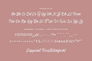 Andelucia - Handwritten Font