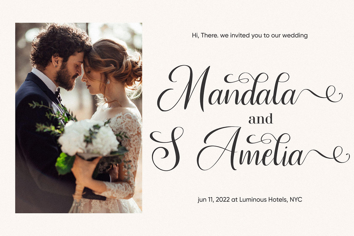 Gildane Hyme, a Script Font by Essentials Studio (Photo 4 of 8)