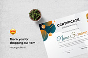 Certificate Template, a Stationery Template by Panen Creative (Thumbnail 3 of 3)