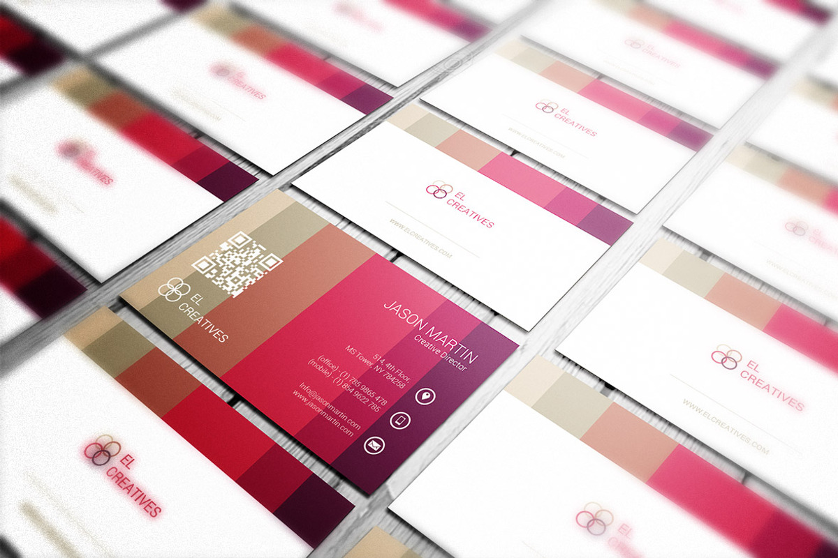 Colorful Unique Business Card, a Business Card Template by bouncy (Photo 3 of 4)