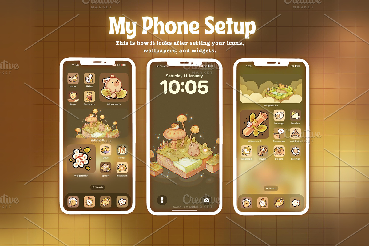 Cozy Bear App Icon Set, an Icon by TheDoodleSweets (Photo 4 of 4)