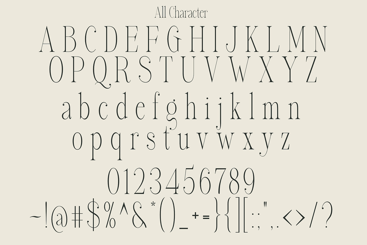 Gladysh | Elegant Condensed Serif, a Serif Font by Sealoung (Photo 15 of 15)